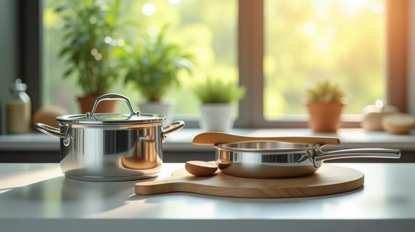 Poêle inox 18/10 : les avantages d'une cuisson saine et durable